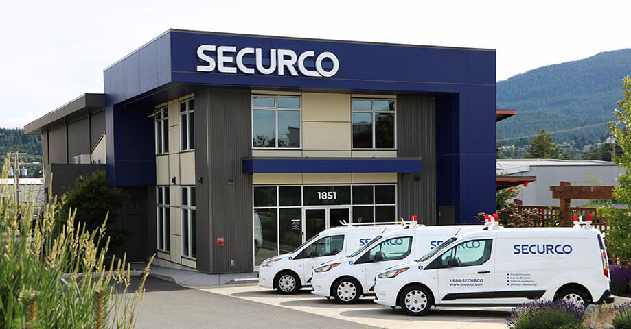 Securco head office in Nanaimo BC
